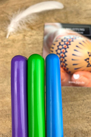 Wachstangen für sorbische Ostereier, 3er Sets Wachs hier kaufen, 3 Farben, Farbharmonie,