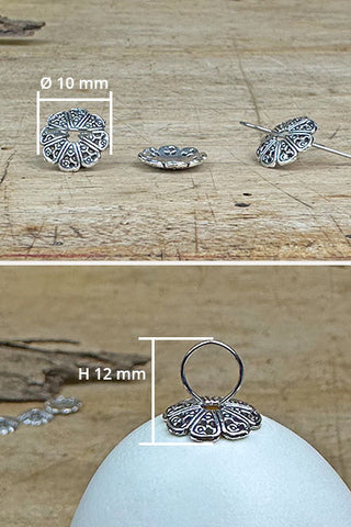 Aufhänger für Ostereier "Blüte" - Ø 13 mm